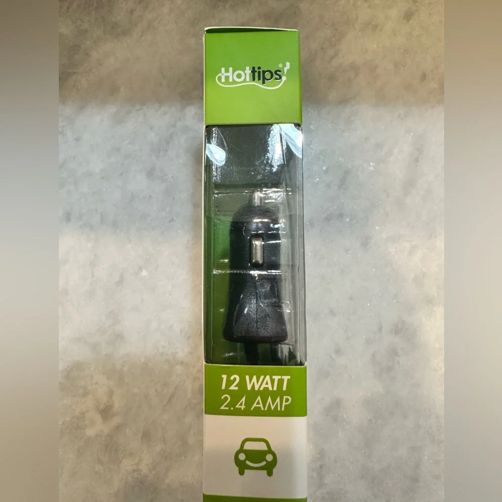 Hottips! Charge & Sync Cable, Micro-USB Connector, 4 Feet - NIB